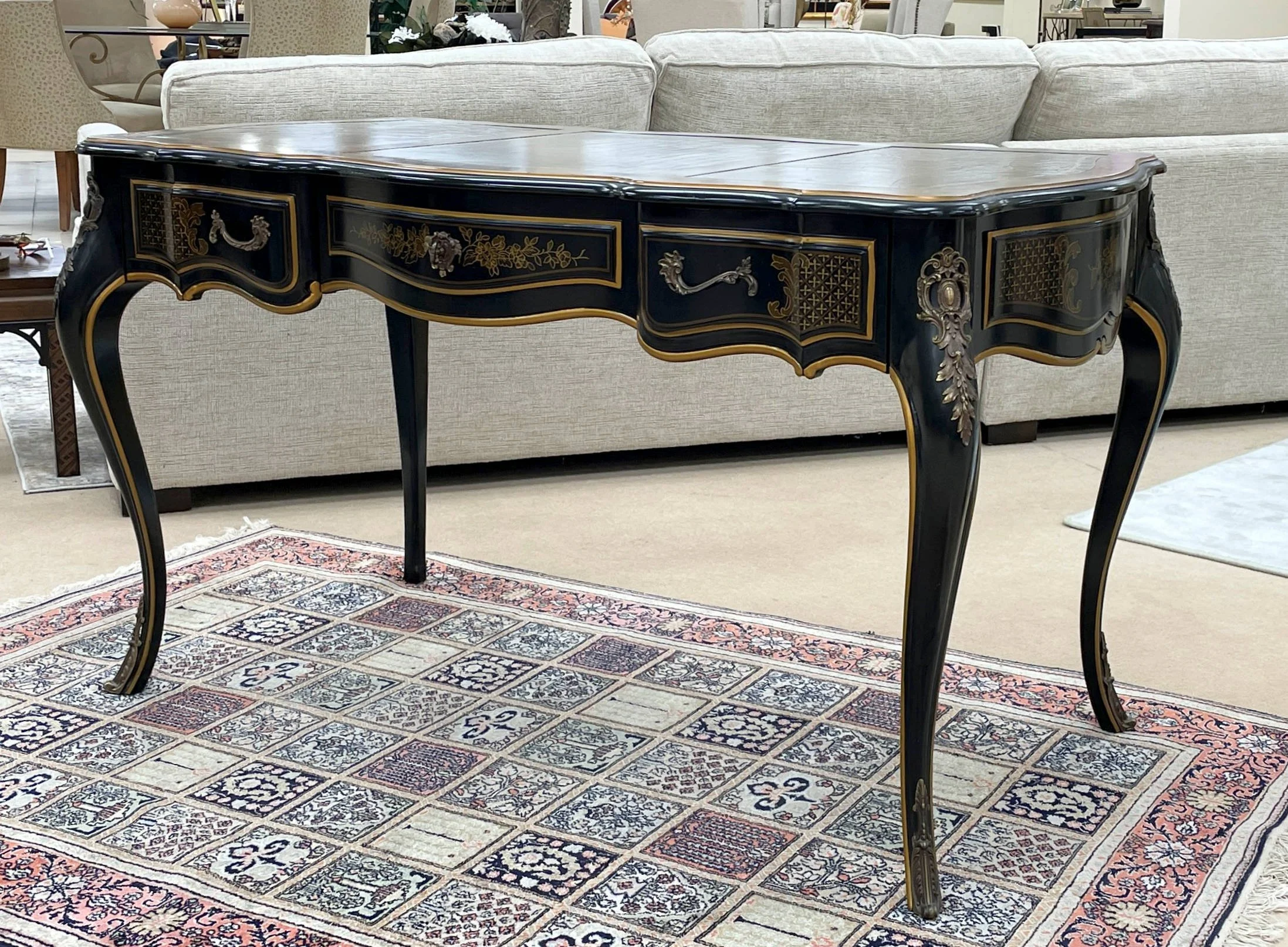 Encore Furniture Gallery-Vintage Drexel French Louis XV Desk With